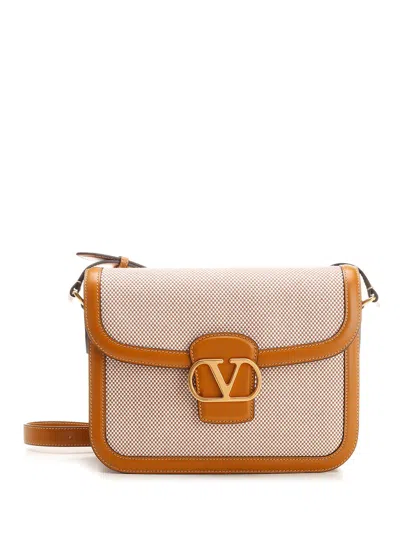 Valentino Garavani 9to5 Shoulder Bags Beige