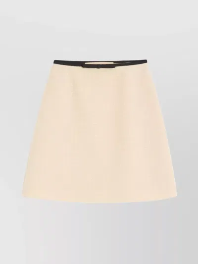 Valentino A-line Midi Skirt Bow Detail In Multi