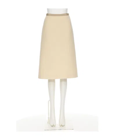 Valentino A-line Skirt In Nude