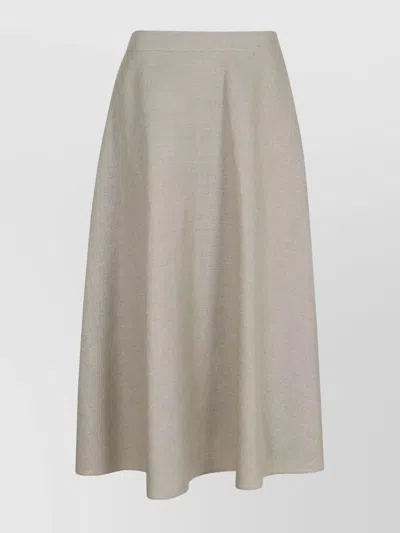 VALENTINO A-LINE SKIRT WITH HIGH WAIST AND POCKETS