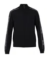 Valentino Zip-up Sweatshirt In Black