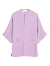 Valentino Cady Couture Dress Woman Soft Wisteria 46 In Purple