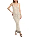 Valentino Abito Magilia Maxi Dress In Beige