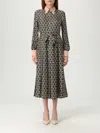 Valentino Toute La V Twill Midi Dress