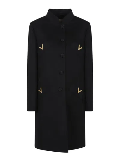 Valentino Coat In Black