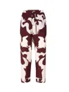 VALENTINO VALENTINO ABSTRACT PRINTED DRAWSTRING CROPPED trousers