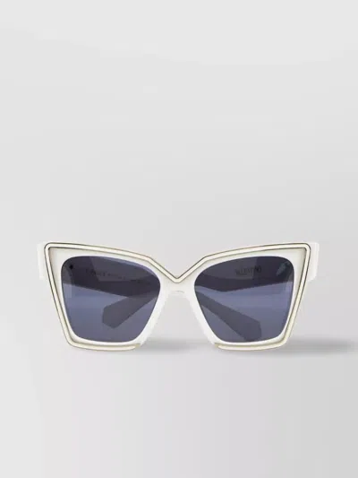 Valentino Acetate Cat Eye Sunglasses V-grace In White