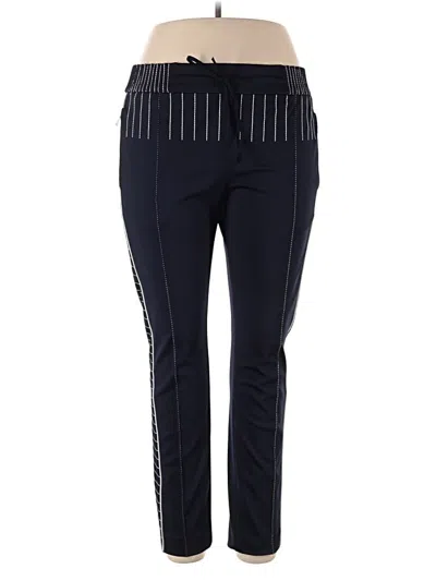 Pre-owned Valentino Active Pants In Blue
