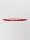 Valentino Adjustable Belts Gold-tone Buckle In Red