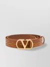 Valentino Adjustable Debossed Punched Holes Embossed Belts