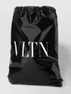 Valentino Adjustable Leather Sack For Versatile Use In Black