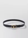 Valentino Adjustable Leather Vlogo Signature Belt