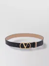 Valentino Adjustable Reversible Two-tone Belts In Black
