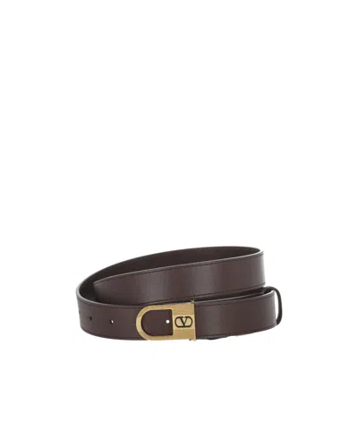 Valentino Garavani Adjustable Waist Belt In Black