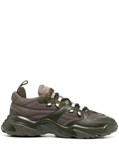 Valentino Garavani Afterdusk Low-top Sneakers In Green