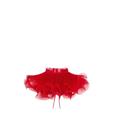 Valentino Garavani Alessandro Michele Collar In Red