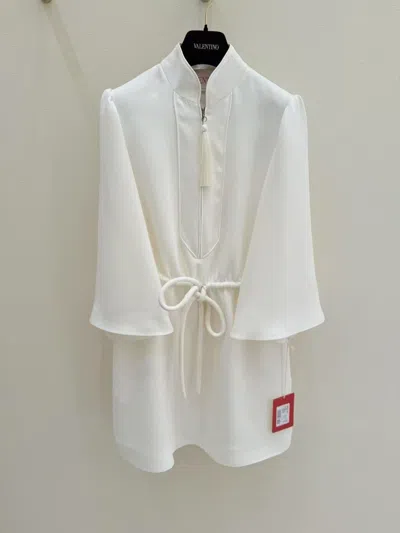 Valentino Alessandro Michele Dress In White