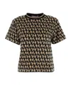Valentino Toile Iconographe Terry Fabric T-shirt In Black