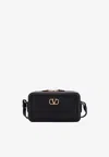 Valentino All-time Leather Crossbody Bag In Black