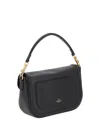 Valentino Textured Shoulder Bag Adjustable Strap In Black
