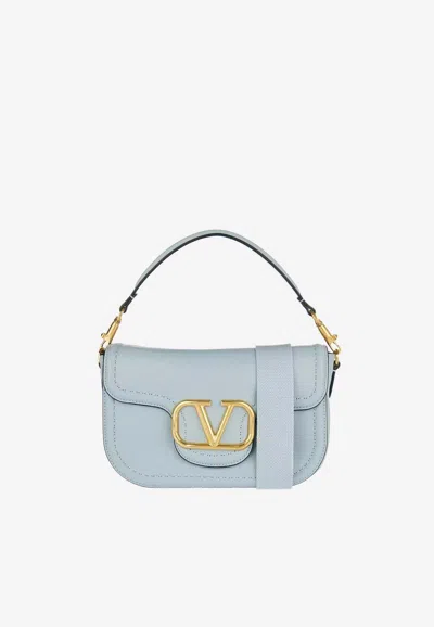 VALENTINO GARAVANI ALLTIME GRAINED LEATHER TOP HANDLE BAG