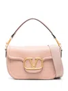 VALENTINO GARAVANI ALLTIME LEATHER SHOULDER BAG