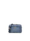 Shop Valentino Alltime Mini Shoulder Bag In Denim