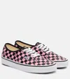 Valentino And Vans Vlogo Checked Sneakers In Pink