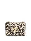 Valentino Animalier Pony Effect Shoulder Bag In Black