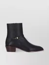 Valentino Garavani Man Ankle Boots Black Size 12 Leather