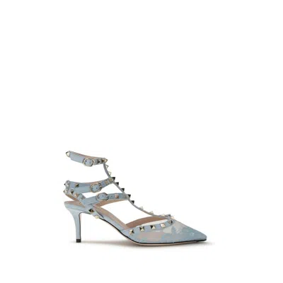 Valentino Garavani Ankle Strap In Blue