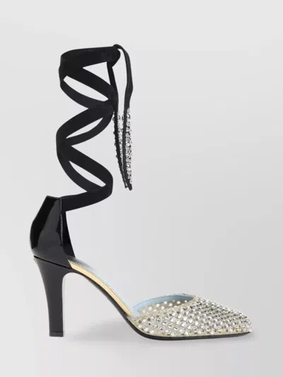 VALENTINO GARAVANI ANKLE STRAP FOLIAGE PUMPS
