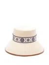 Valentino `antibes` Bucket Hat In Neutrals