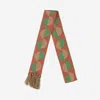 Valentino Fringed Scarf In Red