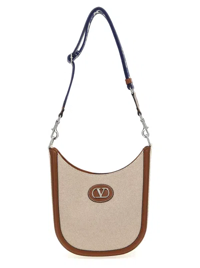 Valentino Garavani Antibes Medium Shoulder Bag With Adjustable Strap In Brown