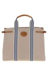 Valentino Antibes Striped Top Handles Handbag