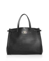 Valentino Mens Antibes Vlogo Signature Large Grained-leather Tote Bag Nero In Black