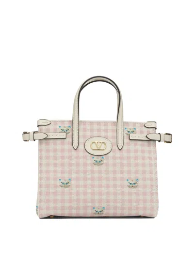 Valentino Garavani Antibes Le Chat De La Maison Handbags Pink
