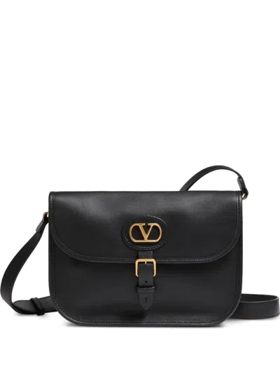 Valentino Garavani Antibes Leather Crossbody Bag In Black