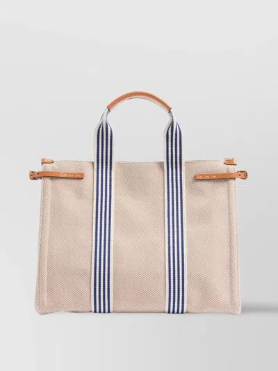 Valentino Garavani Antibes Leather Shopping Tote Bag In Pink