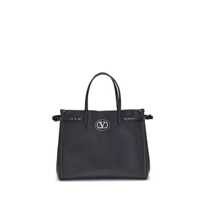 Valentino Garavani Antibes Medium Handbag In Black