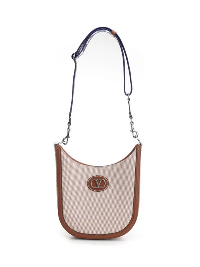 Valentino Garavani Antibes Medium Shoulder Bag With Adjustable Strap In Brown