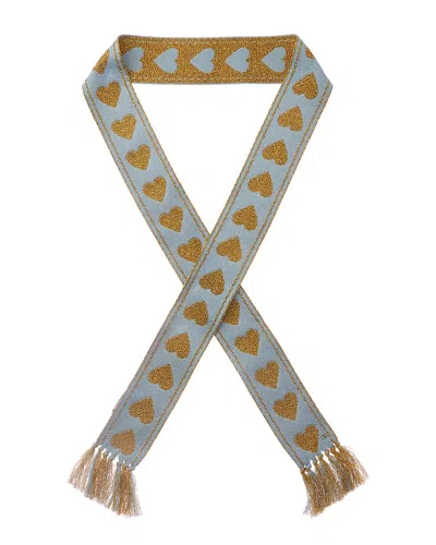 Valentino Antibes Acrylic Scarf In Blue