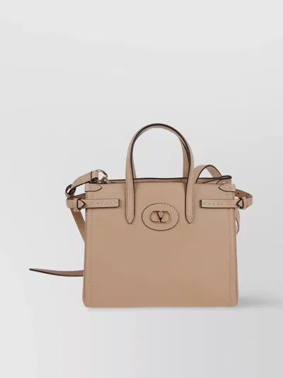 VALENTINO GARAVANI ANTIBES SMALL CALFSKIN TOTE BAG