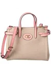 Valentino Antibes Small Canvas & Leather Tote