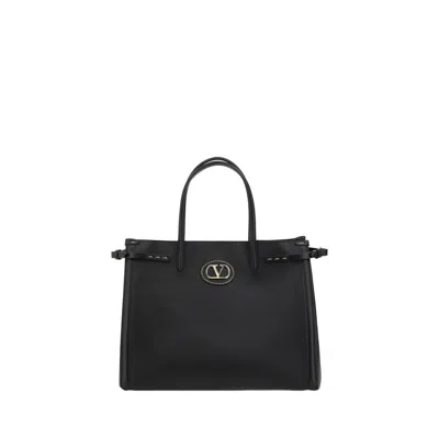Valentino Garavani Antibes Shoulder Bag Protective Feet In Black