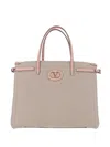 Valentino Small Tote Antibes In Neutrals