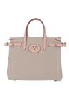 Valentino Small Tote Antibes In Neutrals