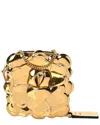 Valentino Antique Brass Nappa Leather Atelier 03 Rose Edition Mini Chain  Crossbody (authentic Pre-l In Gold