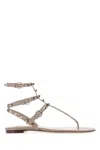 Valentino Rockstud Flip-flop Sandals In P45